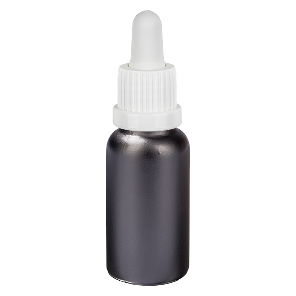 20ml Pipettenflasche weiß Originalitätsverschluss BlackLine UT18/20 20ml Pipettenflasche weiß Originalitätsverschluss BlackLine UT18/20