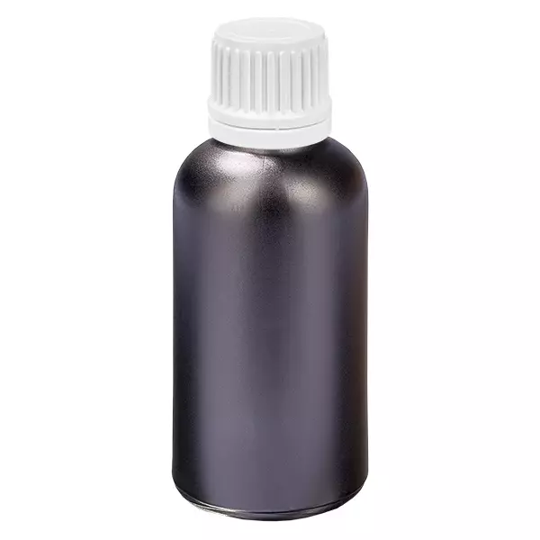 30ml Flasche 11mm Schraubverschluss weiß Originalitätsverschluss BlackLine UT18/30 30ml Flasche 11mm Schraubverschluss weiß Originalitätsverschluss BlackLine UT18/30