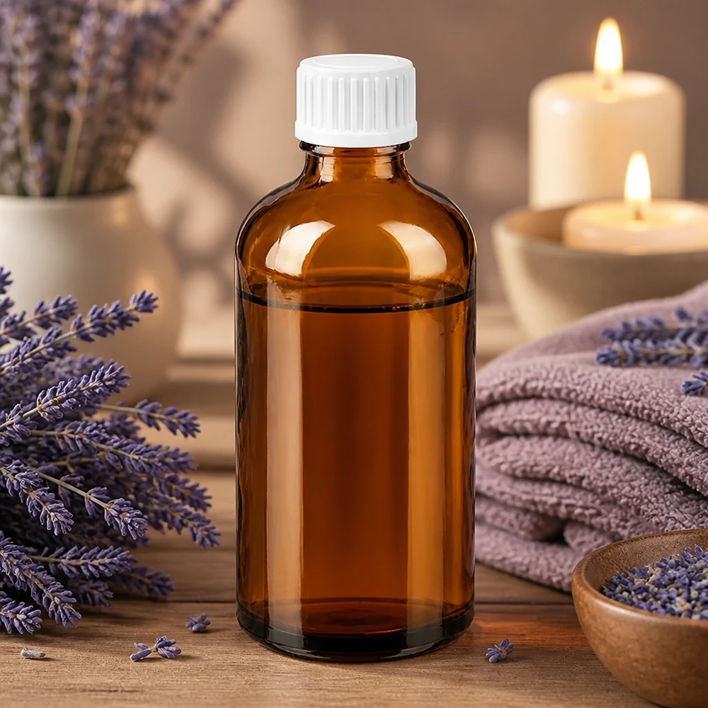Tropfflasche BrownLine 100ml mit weißem Verschluss für exakte Portionierung