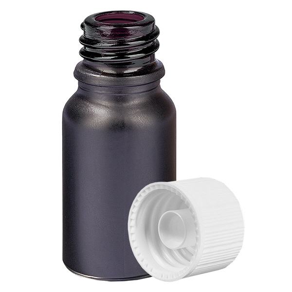 10ml Flasche 11mm Schraubverschluss weiß Standard BlackLine UT18/10 10ml Flasche 11mm Schraubverschluss weiß Standard BlackLine UT18/10