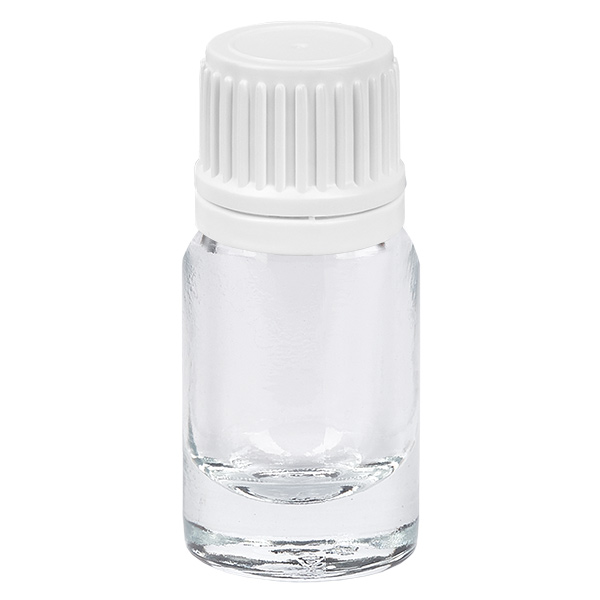 5ml Flasche 11mm Schraubverschluss weiß Originalitätsverschluss ClearLine UT18/5