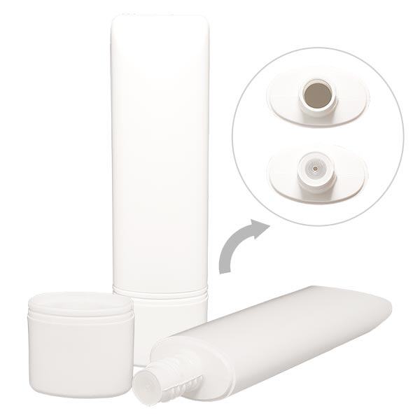 Standtube 50 ml weiß HD/LDPE inkl StandVerschluss Standtube 50 ml weiß HD/LDPE inkl StandVerschluss