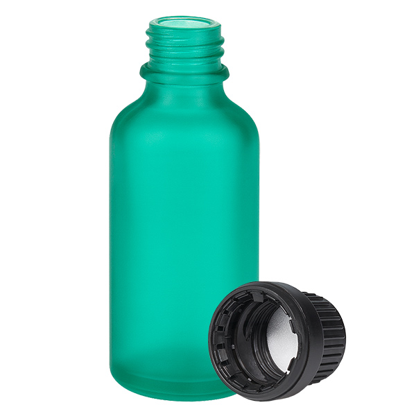 50ml Flasche 11mm Schraubverschluss schwarz Originalitätsverschluss GreenLine UT18/50 50ml Flasche 11mm Schraubverschluss schwarz Originalitätsverschluss GreenLine UT18/50