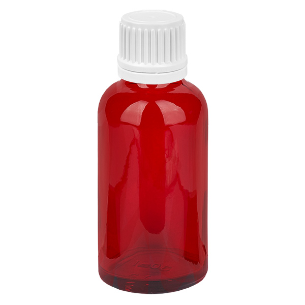 30ml Flasche 11mm Schraubverschluss weiß Originalitätsverschluss RedLine UT18/30 30ml Flasche 11mm Schraubverschluss weiß Originalitätsverschluss RedLine UT18/30