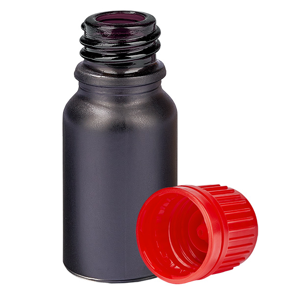 10ml Flasche 11mm Schraubverschluss rot Originalitätsverschluss BlackLine UT18/10 10ml Flasche 11mm Schraubverschluss rot Originalitätsverschluss BlackLine UT18/10