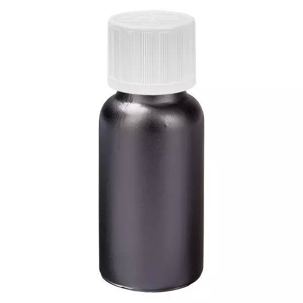 20ml Flasche 11mm Schraubverschluss weiß Standard Kindersicherung BlackLine UT18/20