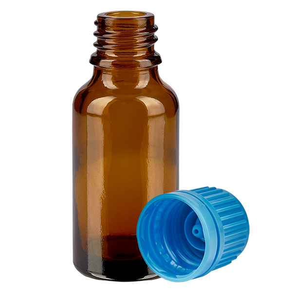 20ml Flasche 11mm Schraubverschluss blau Originalitätsverschluss BrownLine UT18/20 20ml Flasche 11mm Schraubverschluss blau Originalitätsverschluss BrownLine UT18/20