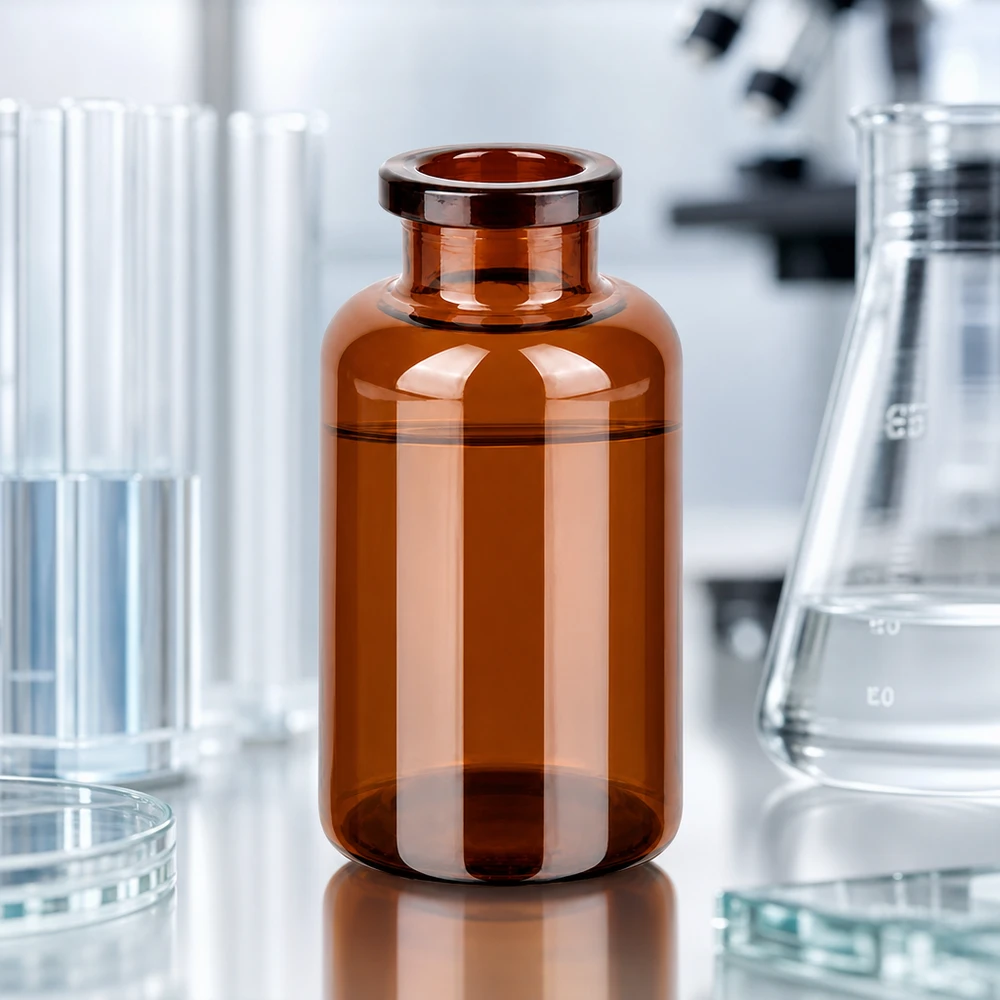 UV-schützendes Braunglas Vial 20ml für medizinische Laborumgebungen