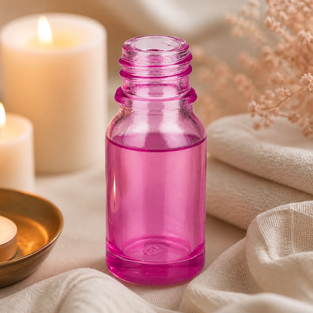 10ml Apothekenflasche PurpleLine UT18/10 UNiTWIST Elegante 10ml Glasflasche PurpleLine UT18/10 UNiTWIST in Fuchsia für professionelle Präsentation
