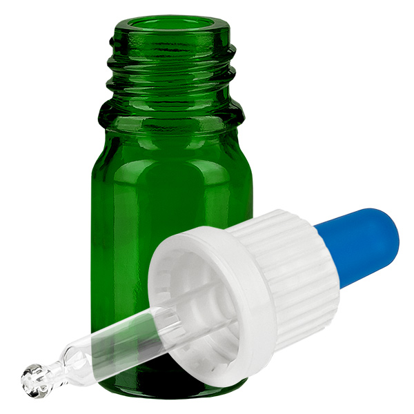 5ml Pipettenflasche weiß/blau Originalitätsverschluss GreenLine UT18/5 5ml Pipettenflasche weiß/blau Originalitätsverschluss GreenLine UT18/5