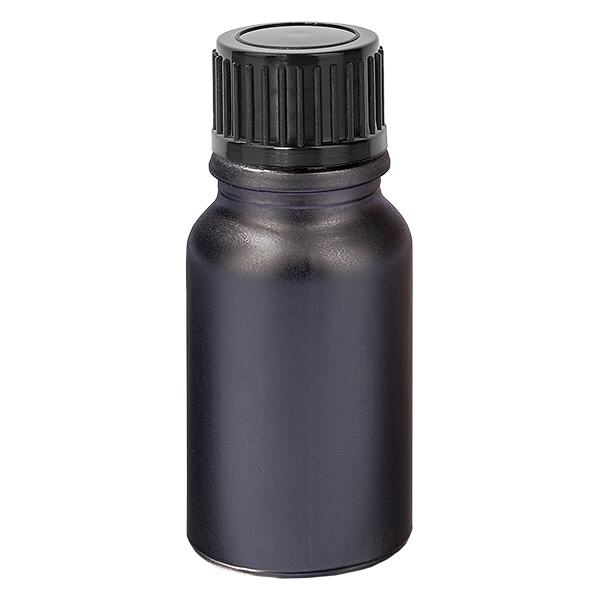 10ml Flasche 11mm Schraubverschluss schwarz Standard BlackLine UT18/10 10ml Flasche 11mm Schraubverschluss schwarz Standard BlackLine UT18/10