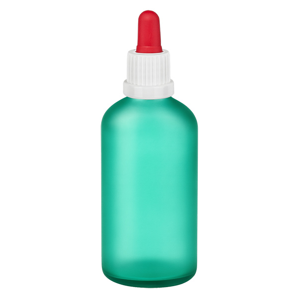 100ml Pipettenflasche weiß/rot Originalitätsverschluss GreenLine UT18/100