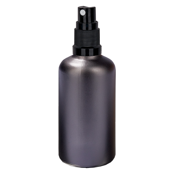 100ml Sprayflasche schwarz Standardverschluss BlackLine UT18/100