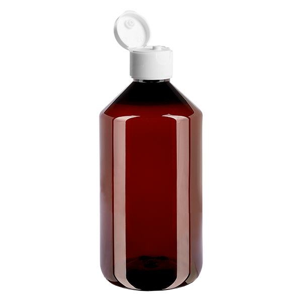 PET Flasche 750ml mit weißem KlappVerschluss