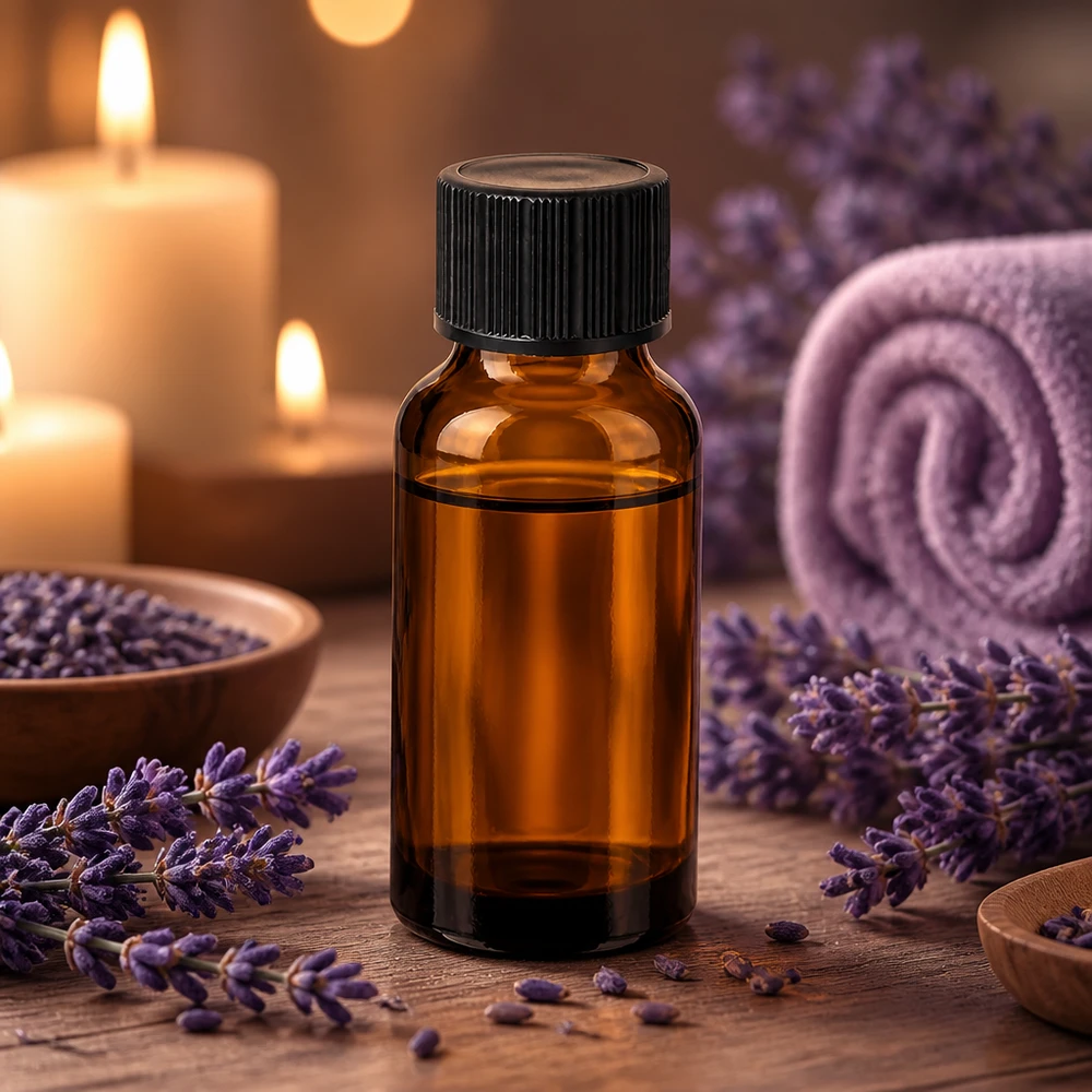 20ml Tropfglasflasche mit schwarzem Standardverschluss ideal für Kosmetik und Naturprodukte