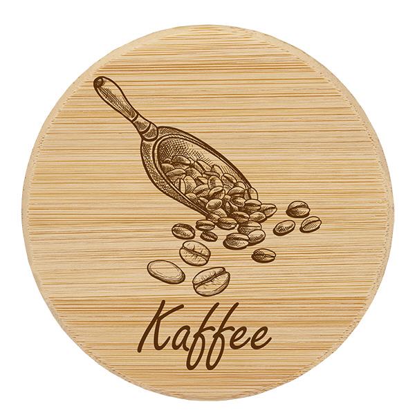 Holzdeckel "Kaffee" für WECK RR100 Holzdeckel "Kaffee" für WECK RR100