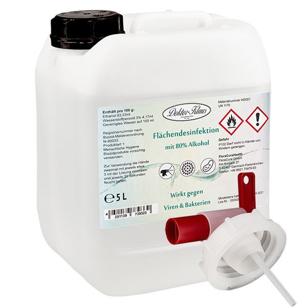 Flächendesinfektion Nachfüll 5L Doktor-Klaus