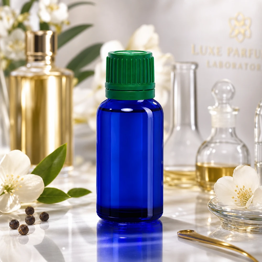 20ml Premium Glasflasche BlueLine Serie perfekt für Reise und unterwegs Anwendungen