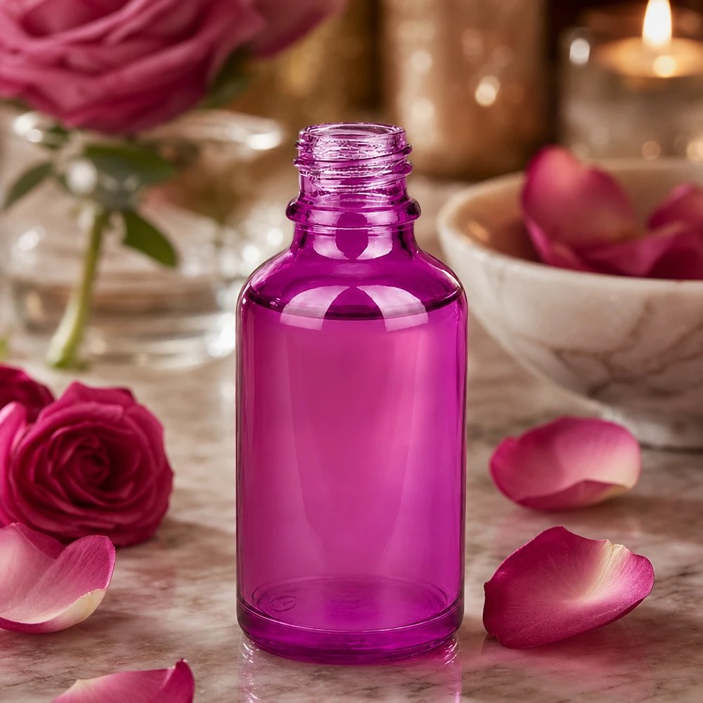 50ml Apothekenflasche PurpleLine UT18/50 UNiTWIST Stilvolle 50ml Glasflasche PurpleLine UT18/50 in Amethyst für hochwertige Beauty- und Wellness-Produkte