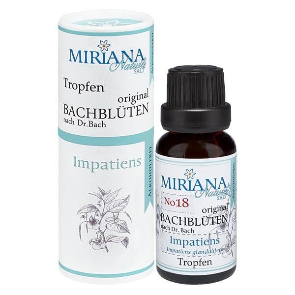 18 Impatiens, 20ml Essenz (Ohne Alkohol), MirianaNature 18 Impatiens, 20ml Essenz (Ohne Alkohol), MirianaNature