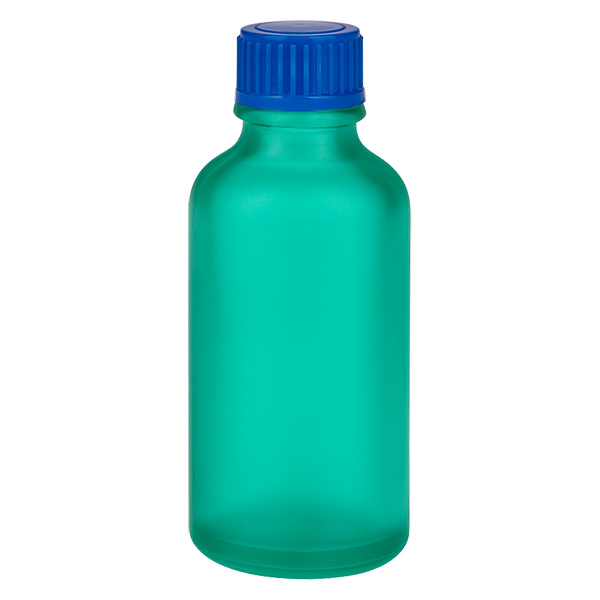 50ml Flasche 11mm Schraubverschluss blau Standard GreenLine UT18/50