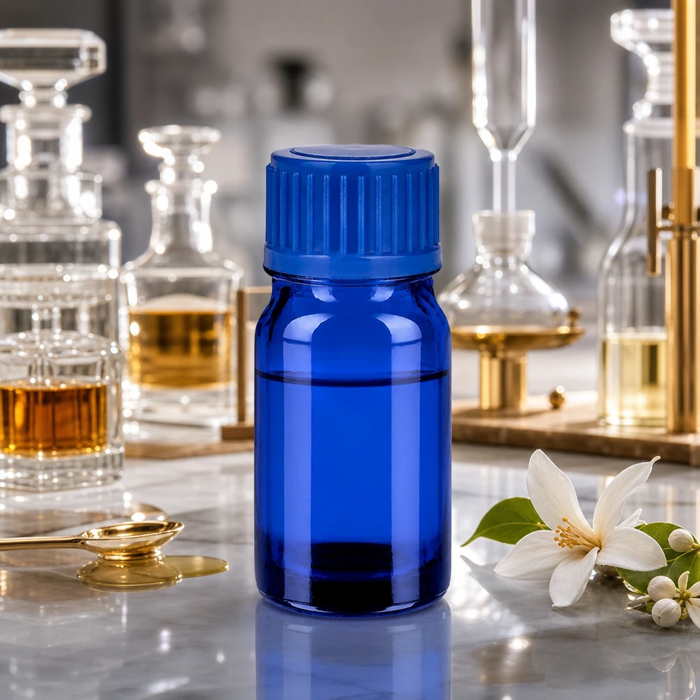 5ml Flasche 11mm Schraubverschluss blau Standard BlueLine UT18/5 Dickwandige 5ml Glasflasche mit bruchsicherem Design für den professionellen Laboreinsatz