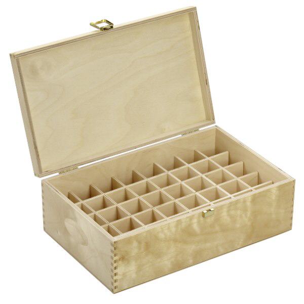 Holzbox Grösse 20 aus hellem Birkenholz Holzbox Grösse 20 aus hellem Birkenholz