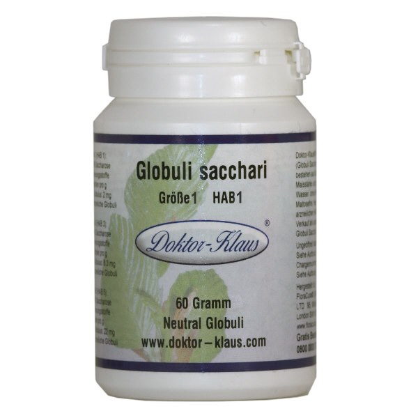 60g Neutral Globuli Gr. 1 von Doktor-Klaus 60g Neutral Globuli Gr. 1 von Doktor-Klaus