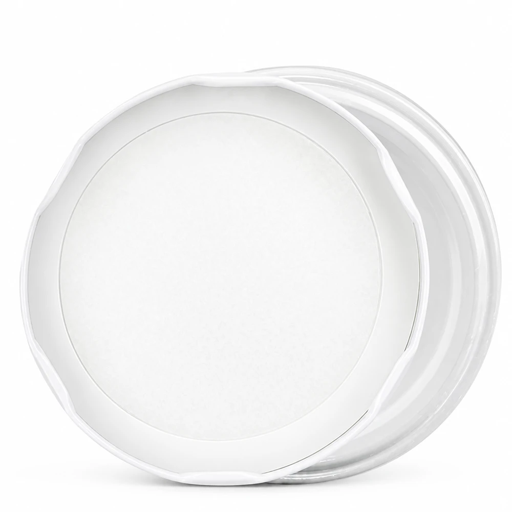 82mm BioSeal Deckel weiß (TO82) UNiTWIST UNiTWIST TO82 BPA-freie Konservendeckel weiss BioSeal unitemp Innenansicht