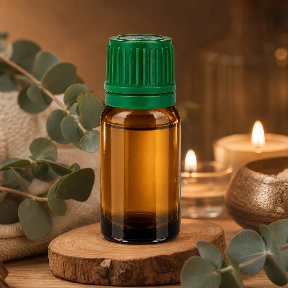 10ml Präzisionsflasche mit grünem Verschluss perfekt für exakte Dosierung von Naturprodukten