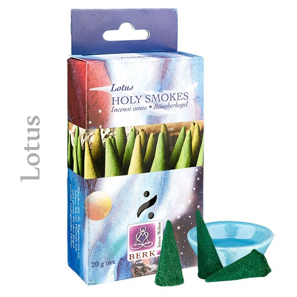 Lotus Räucherkegel 14 Stück Holy Smokes