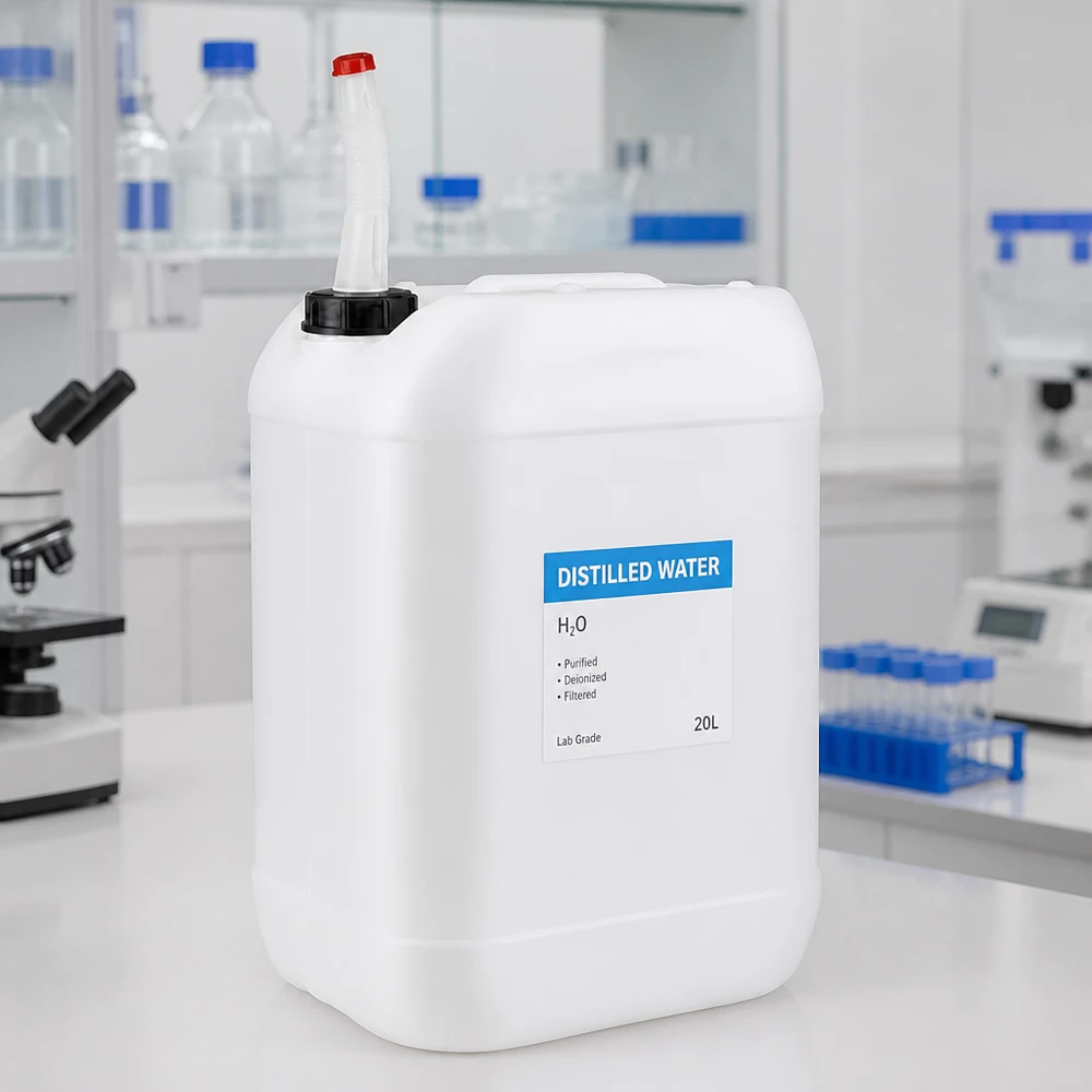 Stabiler Transportkanister 25L mit ergonomischem Auslaufrohr für chemikalienbeständige Nutzung
