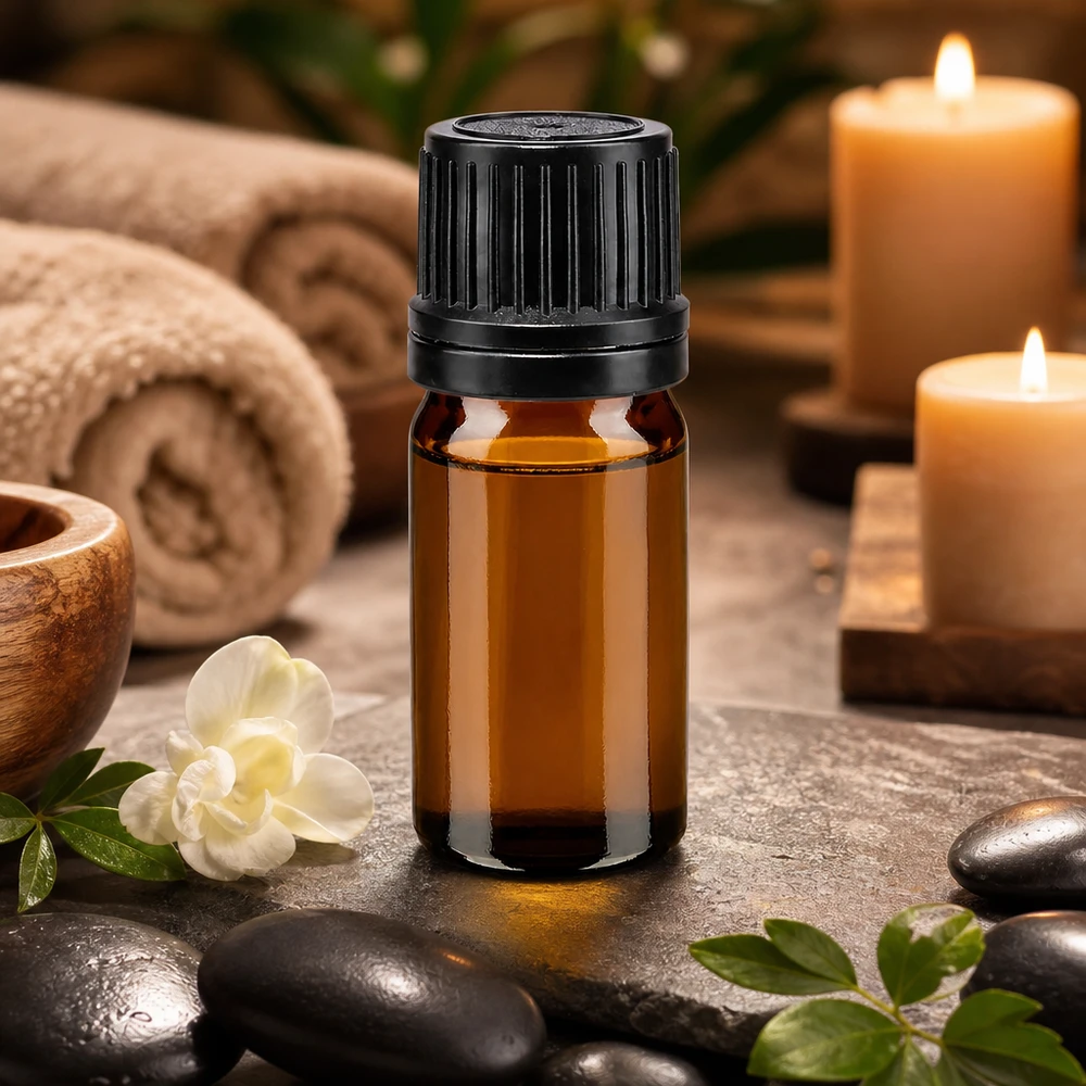 Apothekenflasche braun 5ml Schraubverschluss schwarz Giessring Originalitätsverschluss Lichtschutzflasche aus Braunglas 5ml mit tamperevidentem OV-Deckel für ätherische Öle