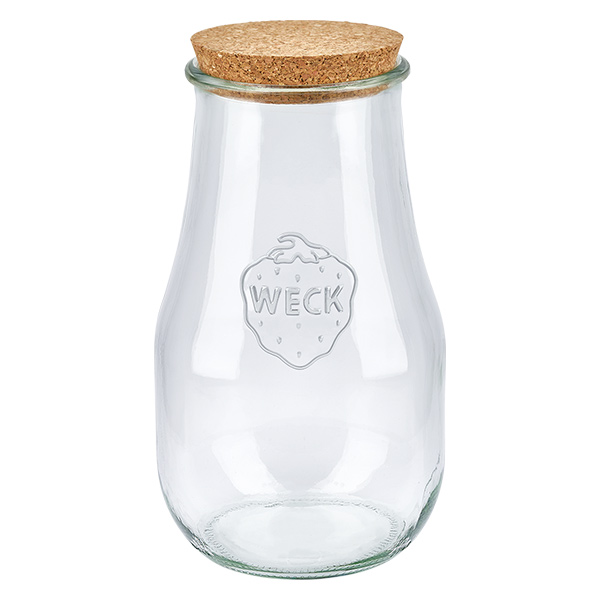 2700ml Tulpenglas WECK RR100 mit Korken natur