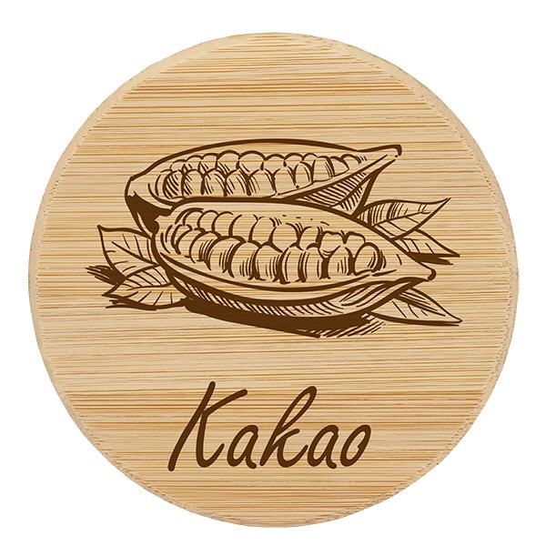 Holzdeckel "Kakao" für WECK RR100 Holzdeckel "Kakao" für WECK RR100