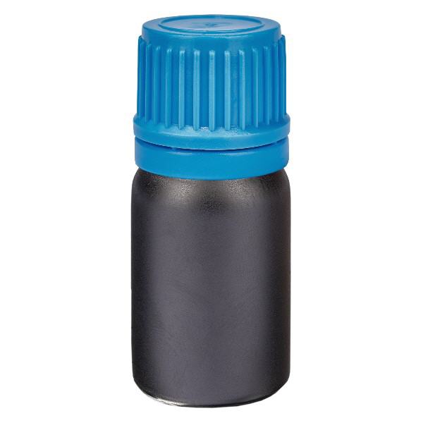 5ml Flasche 11mm Schraubverschluss blau Originalitätsverschluss BlackLine UT18/5