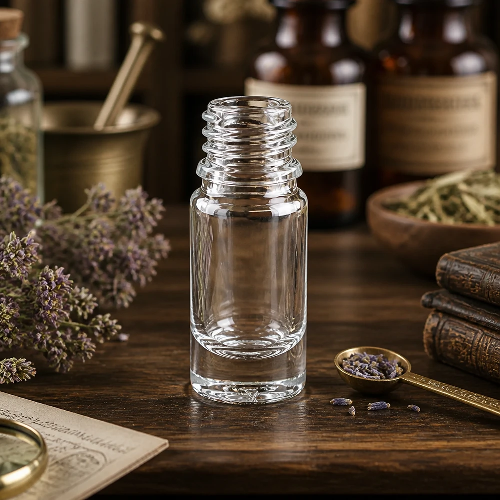 Robuste ApoGlas Apothekenflasche 5ml mit dickwandigem Glas für langlebige medizinische Lagerung