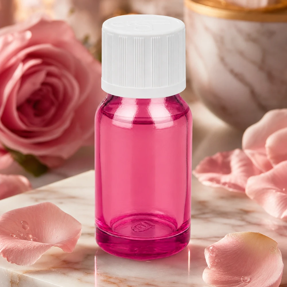 10ml Flasche 11mm Schraubverschluss weiß Standard Kindersicher PurpleLine UT18/10 Premium 10ml Violettglas-Flasche mit UV-Schutz für empfindliche Essenzen und Öle