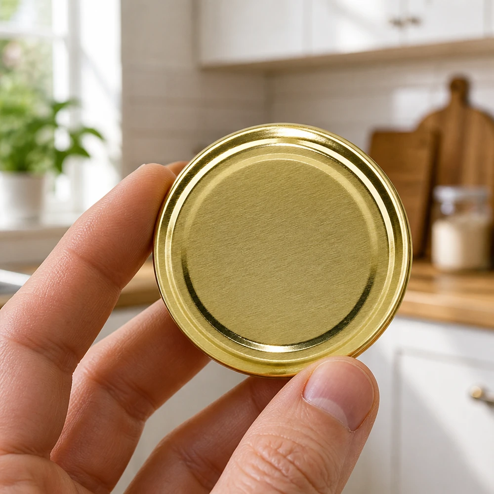 UNiTWIST TO70 gold Deckeloberseite metallisch glänzend BioSeal lebensmittelecht