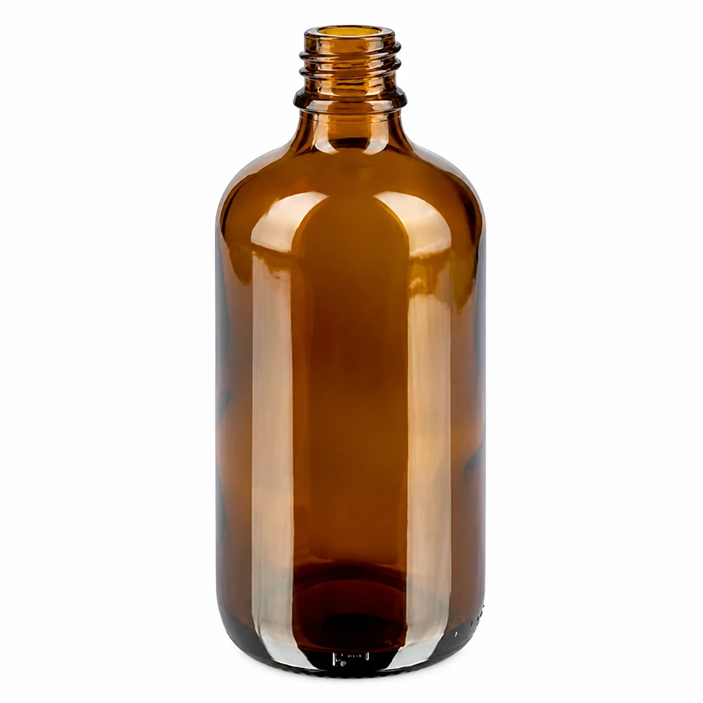 100ml Tropfflasche 1mm schwarz Standardverschluss BrownLine UT18/100 Kompakte 100ml Tropferflasche braunes Glas schwarzer Verschluss für Naturkosmetik