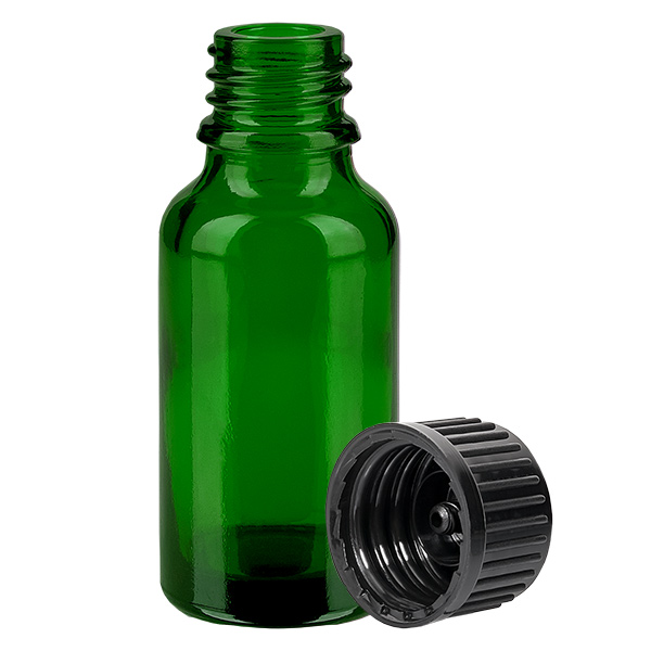 20ml Flasche 11mm Schraubverschluss schwarz Standard GreenLine UT18/20 20ml Flasche 11mm Schraubverschluss schwarz Standard GreenLine UT18/20