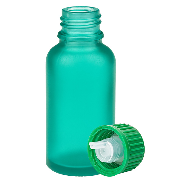30ml Tropfflasche 0.8mm grün Standardverschluss GreenLine UT18/30