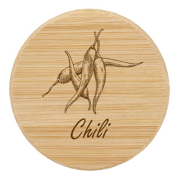 Holzdeckel "Chili" für WECK RR60 Holzdeckel "Chili" für WECK RR60