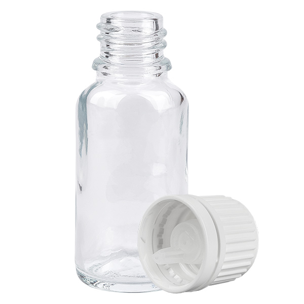 20ml Tropfflasche 0.7mm weiß Originalitätsverschluss ClearLine UT18/20 20ml Tropfflasche 0.7mm weiß Originalitätsverschluss ClearLine UT18/20