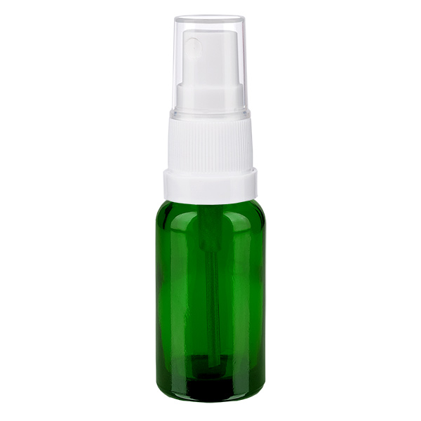 20ml Sprayflasche weiß/transparent Standardverschluss GreenLine UT18/20 20ml Sprayflasche weiß/transparent Standardverschluss GreenLine UT18/20