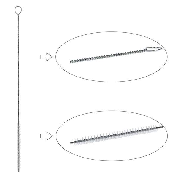 Reinigungsbürstchen rund Grösse M mit Öse ø6mm Reinigungsbürstchen rund Grösse M mit Öse ø6mm