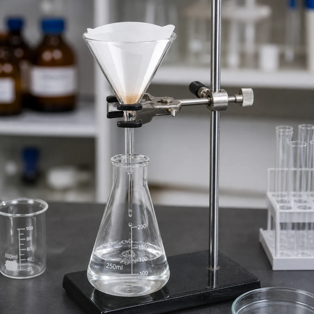 Trichter ø85mm Borosilikat Winkel 60 Kurzstil Laborglastrichter 85mm Borosilikat mit optimaler Trichterform für Umfüllarbeiten