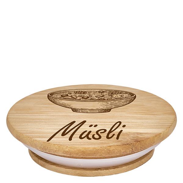 Holzdeckel "Müsli" für WECK RR100 Holzdeckel "Müsli" für WECK RR100