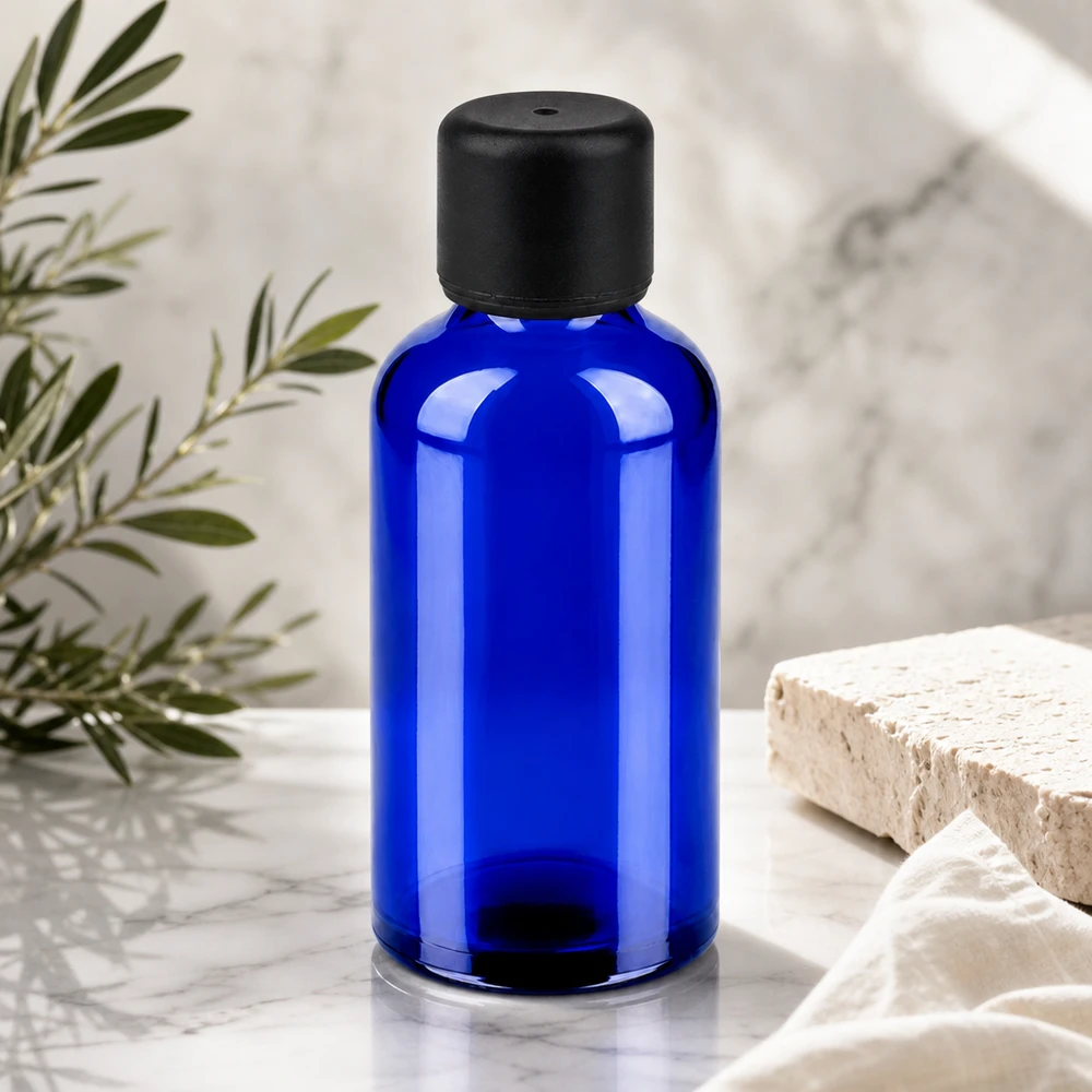 Vielseitige 50ml Apothekerflasche mit klassischem Design für DIY-Kosmetik und Naturheilmittel