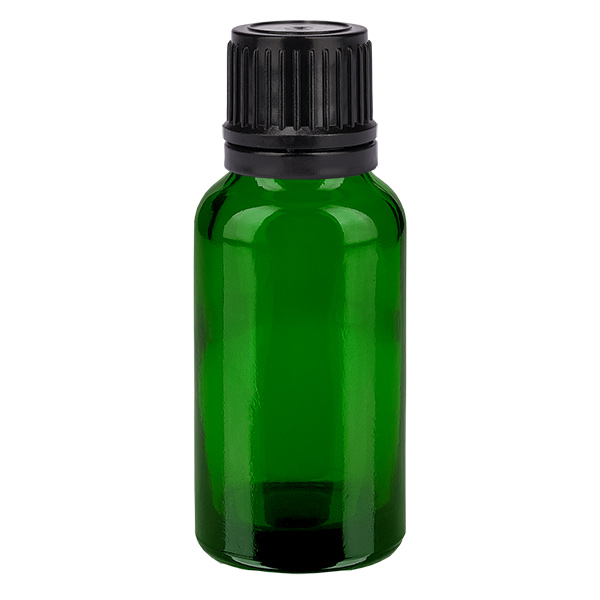 20ml Flasche 11mm Schraubverschluss schwarz Originalitätsverschluss GreenLine UT18/20 20ml Flasche 11mm Schraubverschluss schwarz Originalitätsverschluss GreenLine UT18/20
